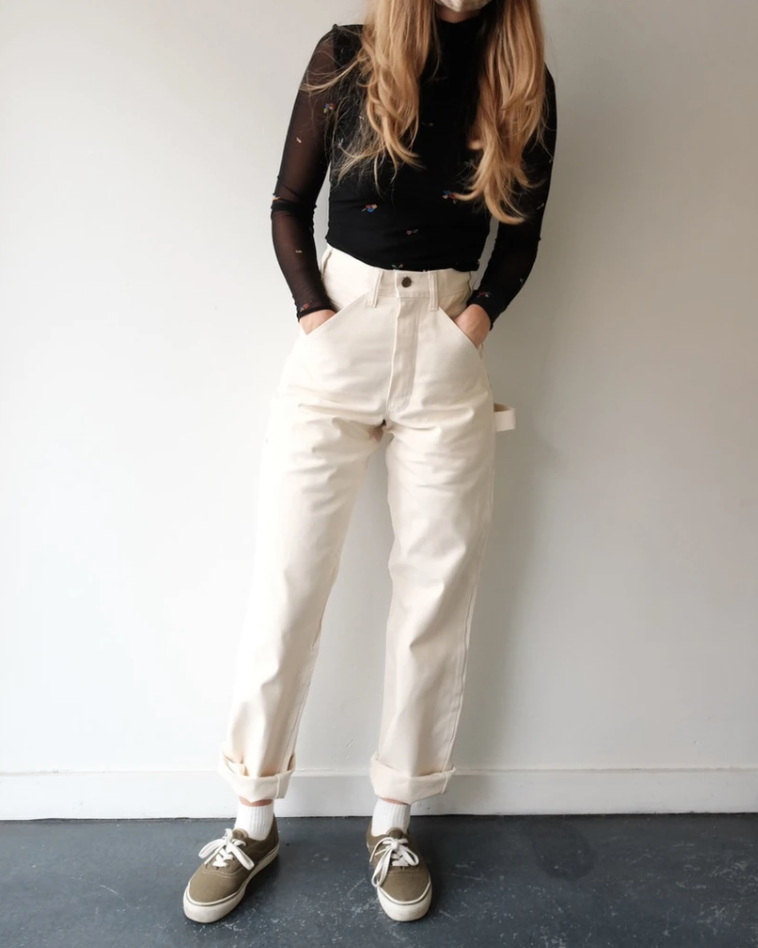 Stan ray white painter pants sales